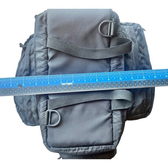 L.L. Bean Camera Case Padded Black Nylon Bag Elastic and Hook & Loop Straps - Picture 13 of 16